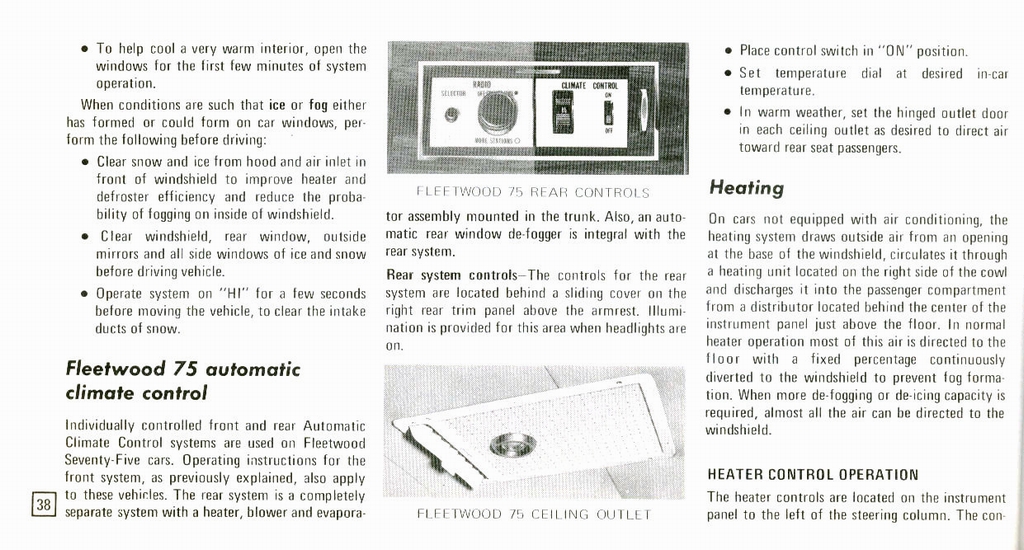 1973 Cadillac Owners Manual Page 55